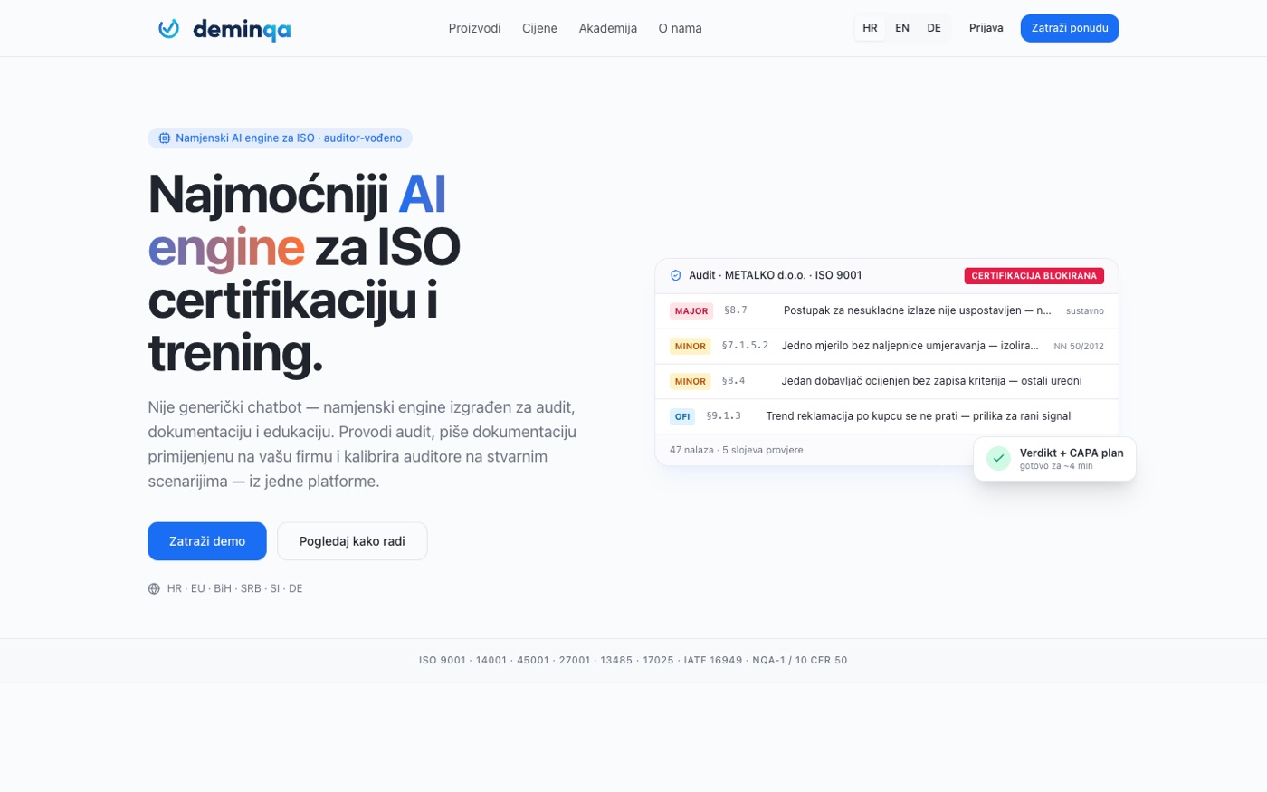 DeminQA web